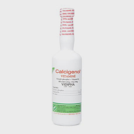 Hỗn dịch uống bổ sung Calci, phòng ngừa còi xương Calcigenol - Vidipha (360g)
