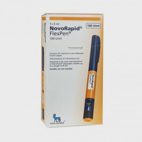 Novorapid Flexpen 100U/ml X 3ml (H/5But) (R) Inj