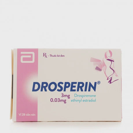 Drosperin Coated Tablets B/28 (New) (Vien trang dai) (1vi x 28vien)