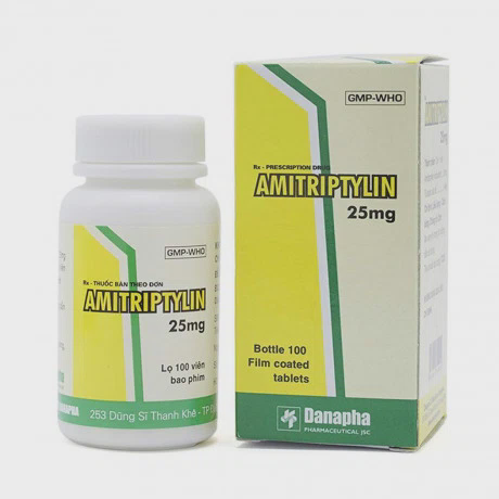 Amitriptylin 25mg (Chai 100 viên)