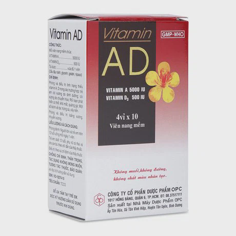 Vitamin AD  (4vi x10vien) OPC