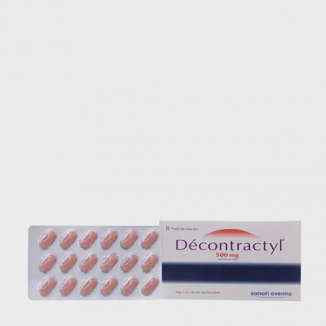 Decontractyl 500mg (Hộp 2 vỉ x 18 viên)