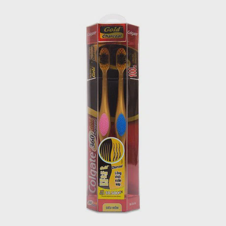 Bàn chải đánh răng Colgate 360 Charcoal Gold
