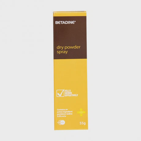 Betadine Dry Powder Spray 2.5% 55g