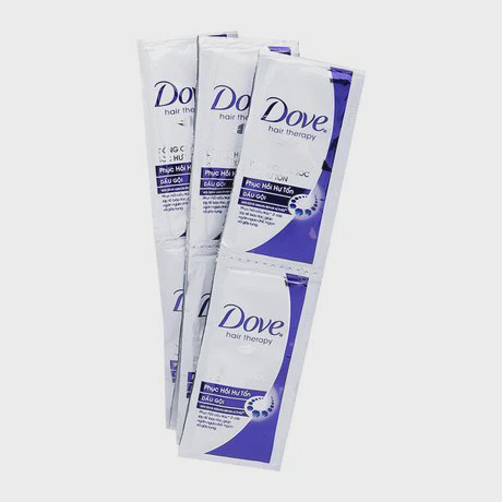 Dầu gội phục hồi hư tổn Dove Hair Therapy (10 gói/dây)