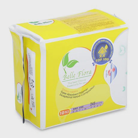 Băng vệ sinh ban ngày Cotton Bella Flora (Gói 10 miếng)