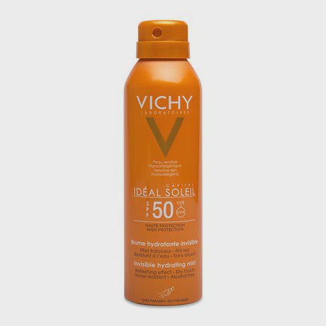 Xịt chống nắng Vichy Idéal Soleil Invisible Hydrating Mist SPF50 UVA+UVB