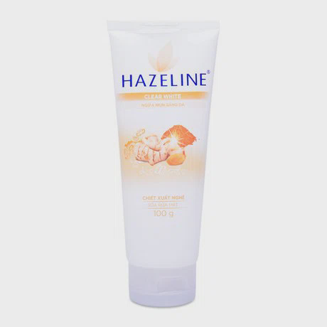 Sữa rửa mặt nghệ ngừa mụn sáng da Hazeline Clear White (Tuýp 100g)