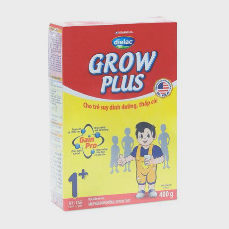 Sữa bột cho trẻ biếng ăn từ 1-2 tuổi Vinamilk Dielac Grow Plus 1+ (400g)