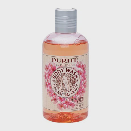 Sữa tắm chiết xuất hoa anh đào Purite By Provence (250ml)