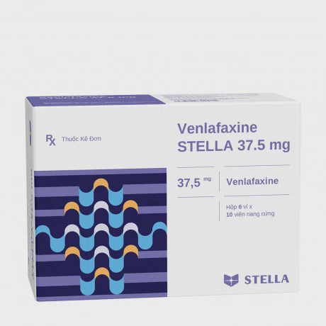 Venlafaxine Stella 37,5mg (6 vi x 10 vien)