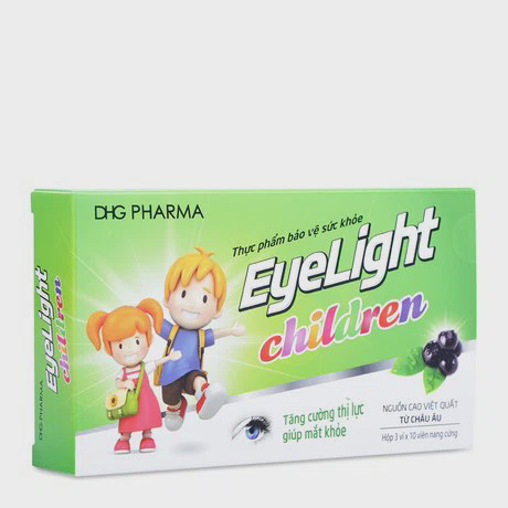 Thực phẩm bảo vệ sức khỏe tăng cường thị lực cho mắt Eyelight Children (30 viên/hộp)