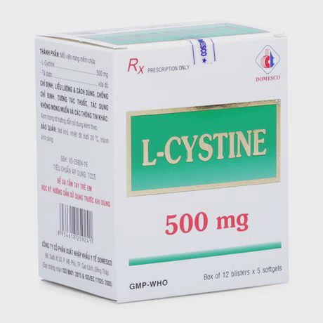 L - Cystine 500 mg Domesco (12vix5vien)