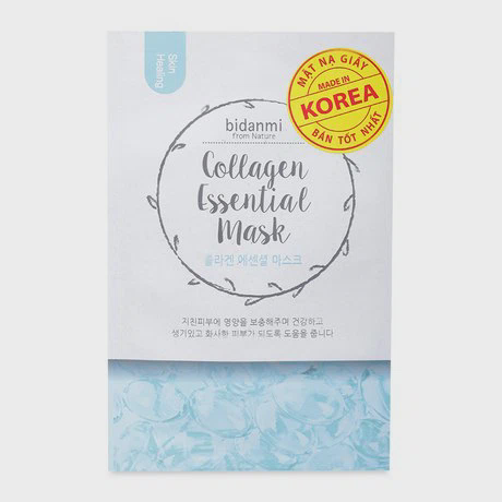 Mặt nạ giấy dưỡng da tinh chất Collagen Bidanmi Collagen Essential (25g)