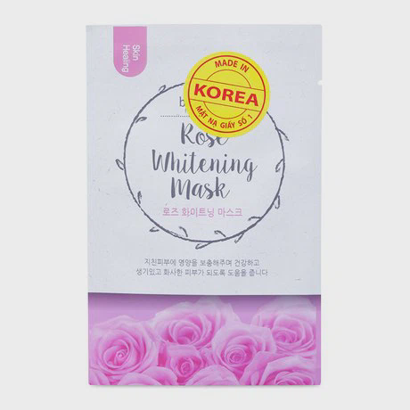 Mặt nạ giấy dưỡng da trắng sáng tinh chất hoa hồng Bidanmi Rose Whitening (25g)
