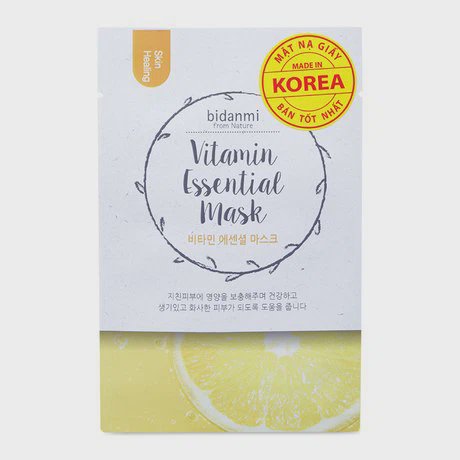 Mặt nạ giấy dưỡng da Bidanmi Vitamin Essential (25g)