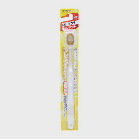 Bàn chải đánh răng lông tơ mềm mảnh Ebisu Premium Care M B-196