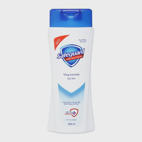 Sữa tắm trắng tinh khiết Safeguard (200ml)