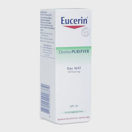 Kem dưỡng trắng da dành cho da mụn & nhạy cảm Eucerin DemoPurifyer Day Whitening SPF30 (50ml)