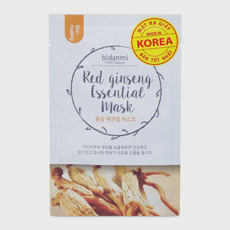 Mặt nạ giấy dưỡng da tinh chất hồng sâm Bidanmi Red Ginseng 25g