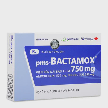 Bactamox 750mg (2 Vi x 7 Vien)