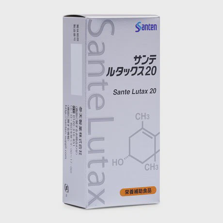Thực phẩm bảo vệ sức khỏe cho mắt Sante Lutax 15 + Vitamin & Mineral (Hộp 3 vỉ x 10 viên)