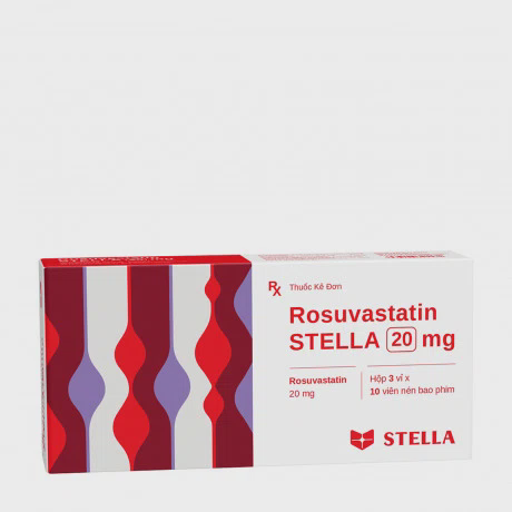 Rosuvastatin Stella 20mg (3Vi x 10Vien)
