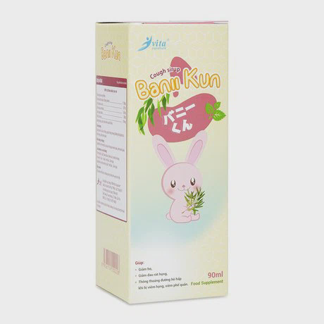 Siro giảm ho, đau rát họng BaniiKun (90ml)