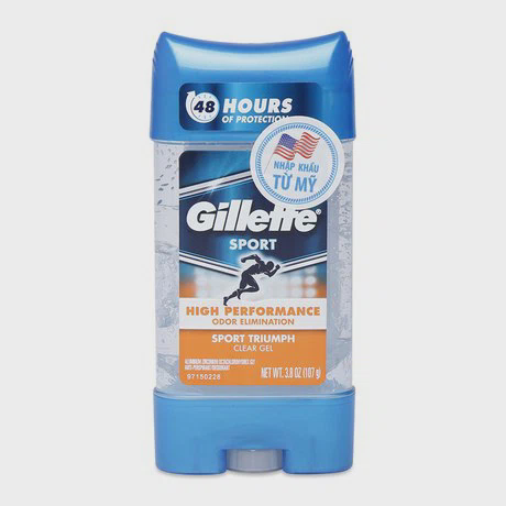 Gel khử mùi cho nam Gillette Sport Triumph Clear 107g