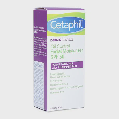 Kem dưỡng ẩm chống nắng Cetaphil Derma Oil Control Facial Moist Suncream SPF30 118ml
