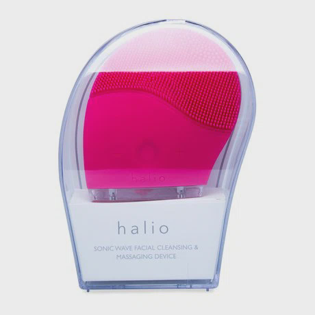 Máy rửa mặt Halio Sonic Wave Facial Cleansing & Massaging Device - Hot Pink