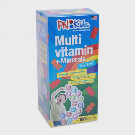 TPCN PNi Kids bổ sung vitamin cho bé trai Multi Vitamin + Minerals for boys (100 viên/hộp)