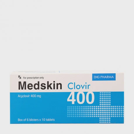 Medskin Clovir 400mg (6 vi x 10 vien)