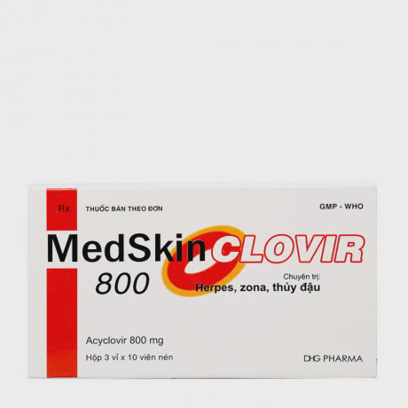 Medskin Clovir 800mg (3 vi x 10 vien)
