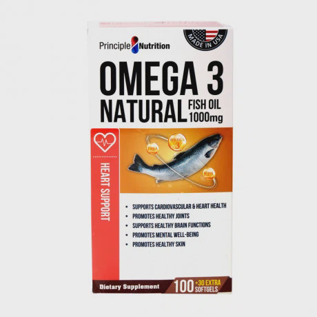 Thực phẩm bảo vệ sức khỏe Omega 3 Natural Fish Oil 1000mg (Hộp 100 viên + 30 viên)