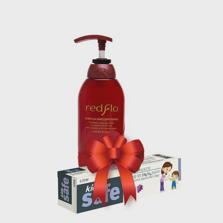 Tặng kèm 1 kem đánh răng trẻ em Kids Safe khi mua dầu xả tinh chất thảo dược sơn trà Redflo (500ml)