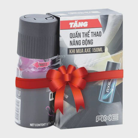 Xịt khử mùi toàn thân cho nam Axe Provoke (150ml) + Tặng kèm quần thể thao năng động