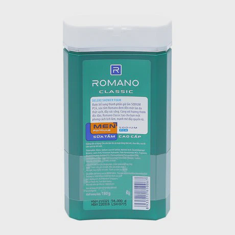 Dầu gội Romano Classic (180g) + Tặng kèm sữa tắm gội 2in1 Romano (60g)