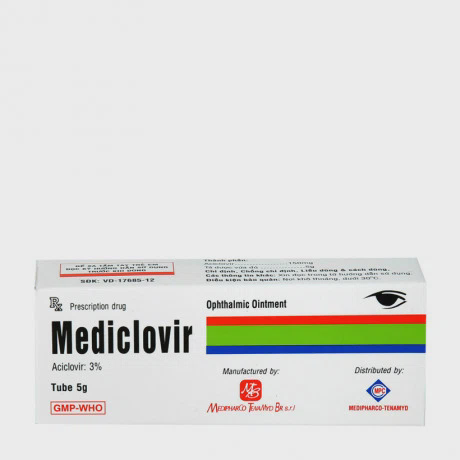 Mediclovir 3 % 5g Oint Eye