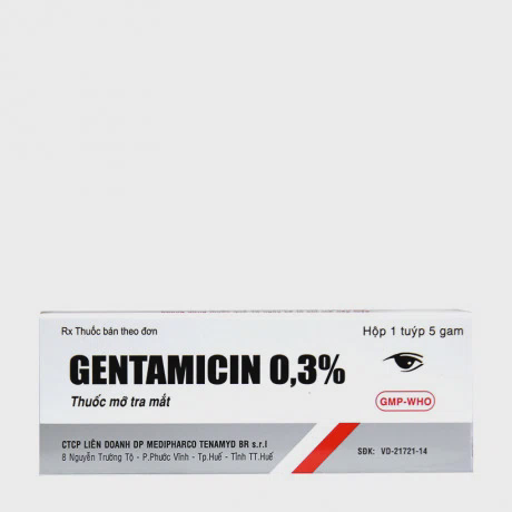 Gentamicin 0.3% (Hộp 1 tuýp)