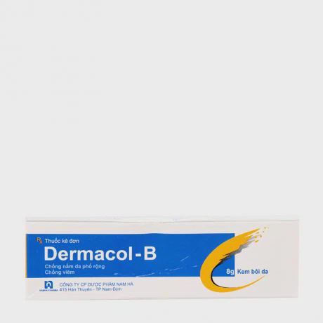 Thuốc dùng ngoài Dermacol-B điều trị các bệnh nấm da, dị ứng da (tuýp 8g)