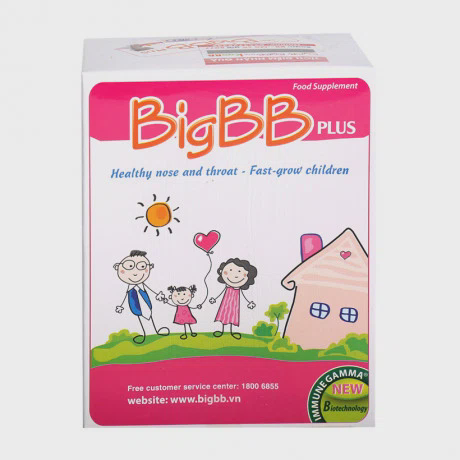Thực phẩm bảo vệ sức khỏe cốm trẻ em Big BB Plus (Hộp 16 gói x 3g)