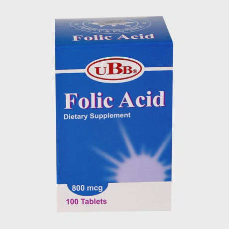 TPCN bảo vệ sức khỏe UBB Folic Acid (Hộp 100 viên)