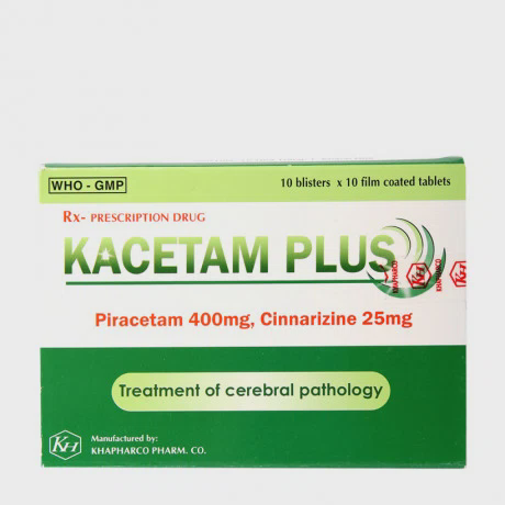 Kacetam Plus 400mg /25 (10 Vi x 10 Vien)