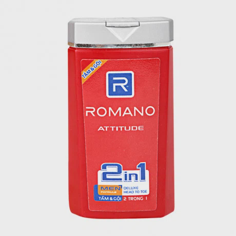 Sữa tắm gội dành cho nam Romano Attitude 2in1 (180g)