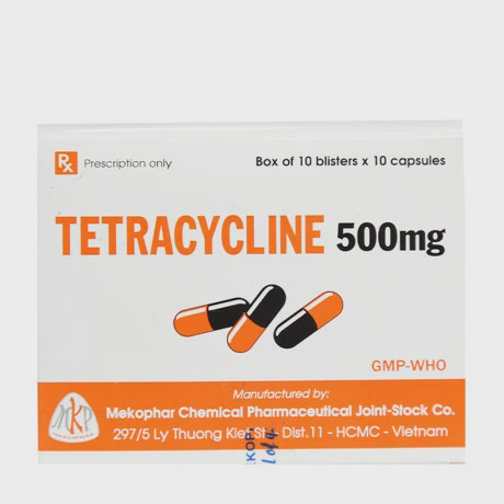 Tetracyclin 500mg (10 Vi x 10 Vien) Mekophar