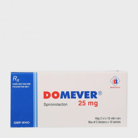 Domever 25mg (2 Vi x 10 Vien)