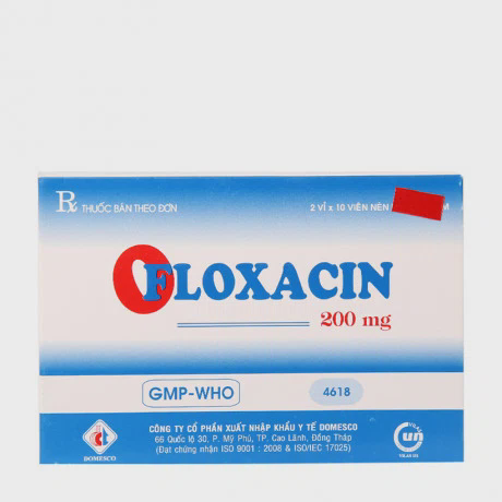 Ofloxacin 200mg (2 Vi x 10 Vien)