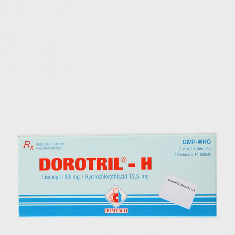 Dorotril-H 20mg /12,5 (2 Vi x 14 Vien)