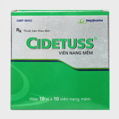 Cidetuss 100mg (10 Vi x 10 Vien)